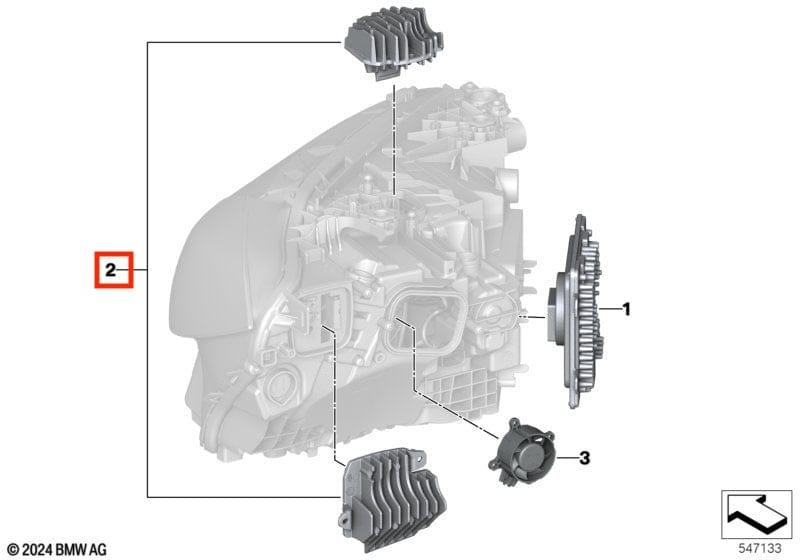 BMW 4 Series (G22/G23) CSL Yellow DRL Headlight Module Replacements - EXL Design DRLs
