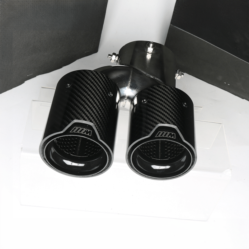 BMW 4 Series (G22/G23/G26) M440I/M440D M Performance Style Carbon Fibre Exhaust Tips - Twenty Two Tuning Exhaust Tips