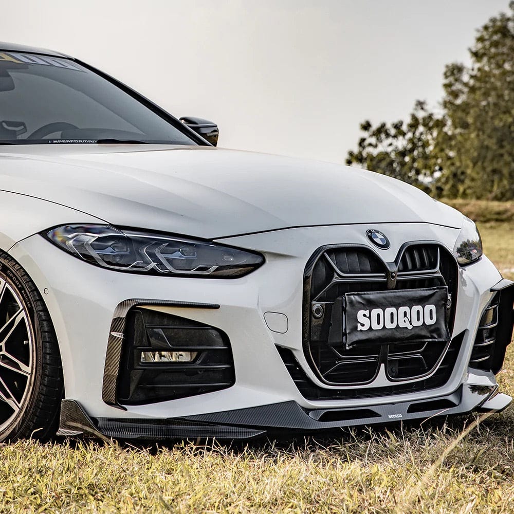 SOOQOO Carbon Fiber Full Kit Compatible with BMW 4 Series (G22/G23)