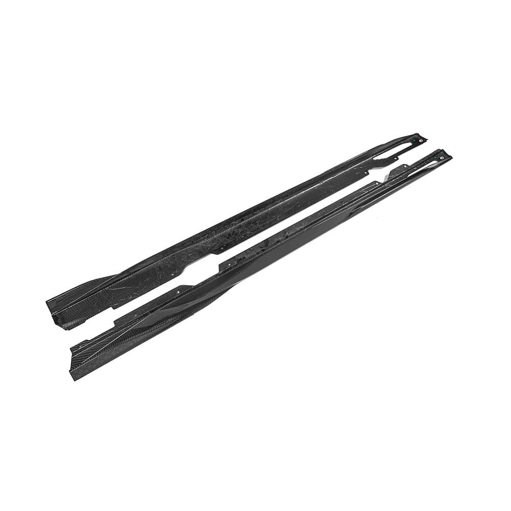 BMW 4 Series (G26) SOOQOO Carbon Fibre Side Skirt Extensions - SOOQOO Side Skirts