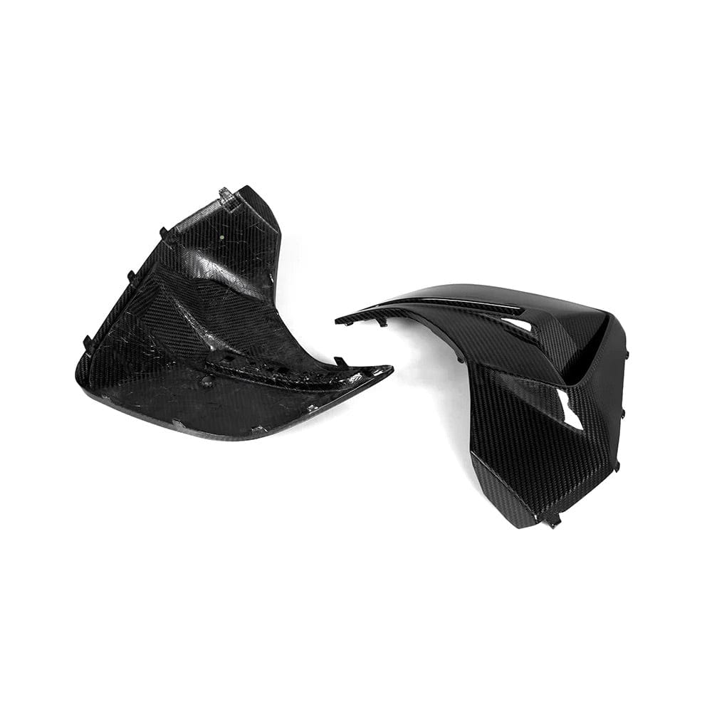 BMW 4 Series/I4 M50 (G26) SOOQOO Carbon Fibre Rear Bumper Insert trims - SOOQOO Rear Canards