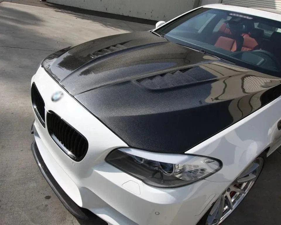 BMW 5 Series (F10/F11) DTM Style Carbon Fibre Replacement Hood/Bonnet Replacement - Twenty Two Tuning Hood/Bonnet Complete