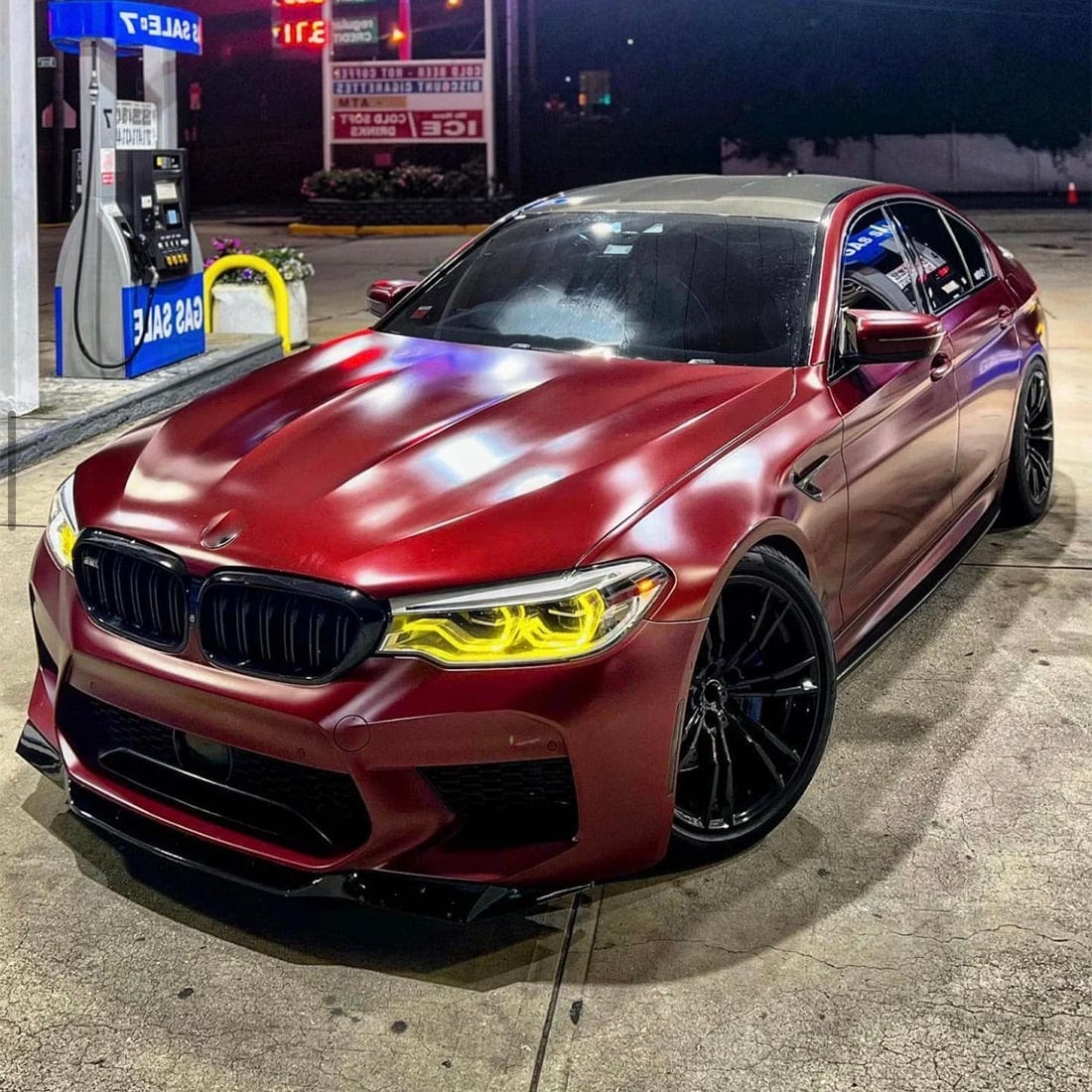 BMW 5 Series (G30/G31) CSL Yellow DRL Headlight Module Replacements - EXL Design DRLs