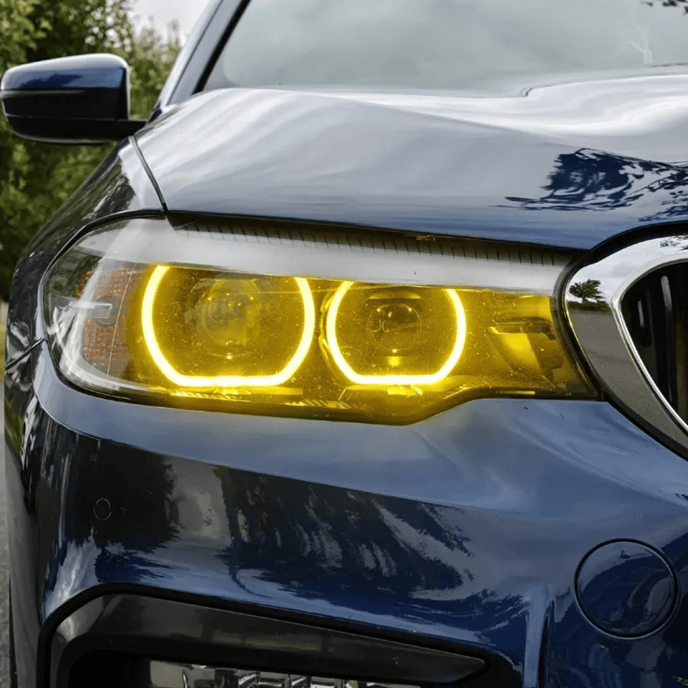 BMW 5 Series (G30/G31) DTM/CSL Yellow DRL Headlight Kit - EXL Design DRLs
