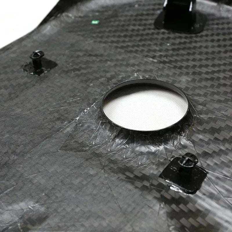 BMW 5 Series (G30/G31) M Performance Style Carbon Fibre Engine Cover (Replacement) - Twenty Two Tuning Engine Bay