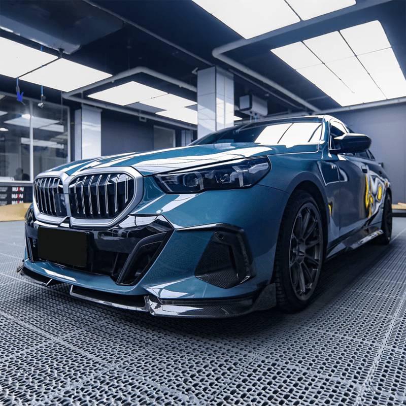 BMW 5 Series (G60/G61) M Performance Style Carbon Fibre Front Lip Spoiler - Twenty Two Tuning Front Lip