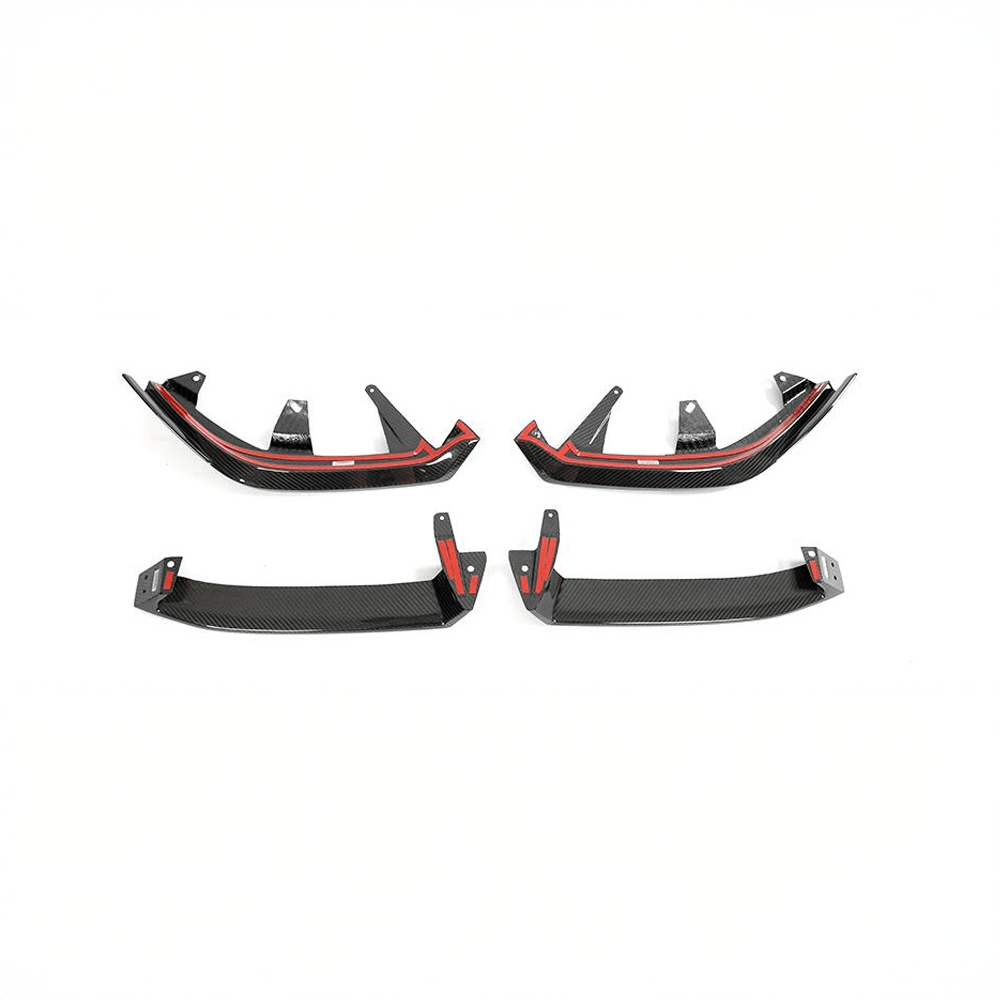 BMW 5 Series (G60/G61) M Performance Style Carbon Fibre Front Lip Spoiler - Twenty Two Tuning Front Lip