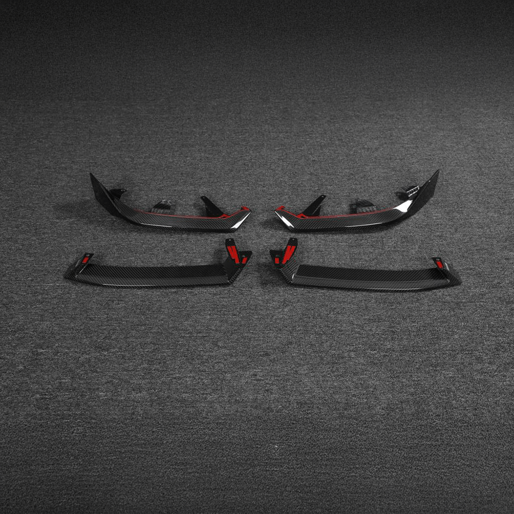BMW 5 Series (G60/G61) M Performance Style Carbon Fibre Front Lip Spoiler - Twenty Two Tuning Front Lip