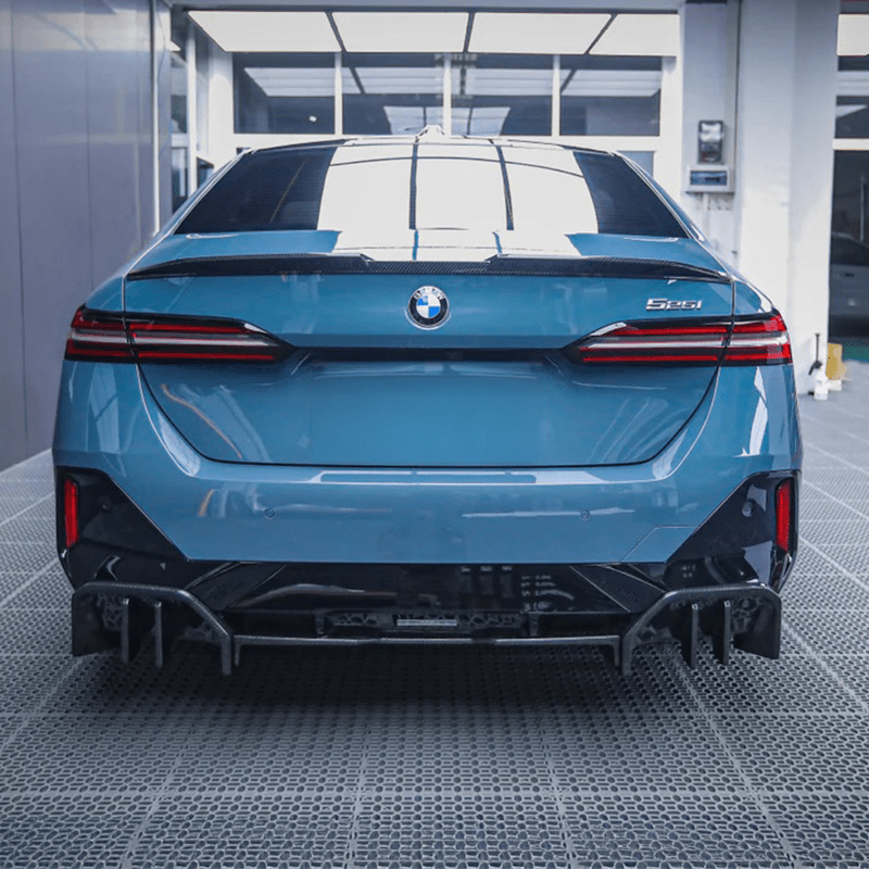 BMW 5 Series (G60/G61) M Performance Style Carbon Fibre Rear Diffuser - Twenty Two Tuning Rear Diffuser