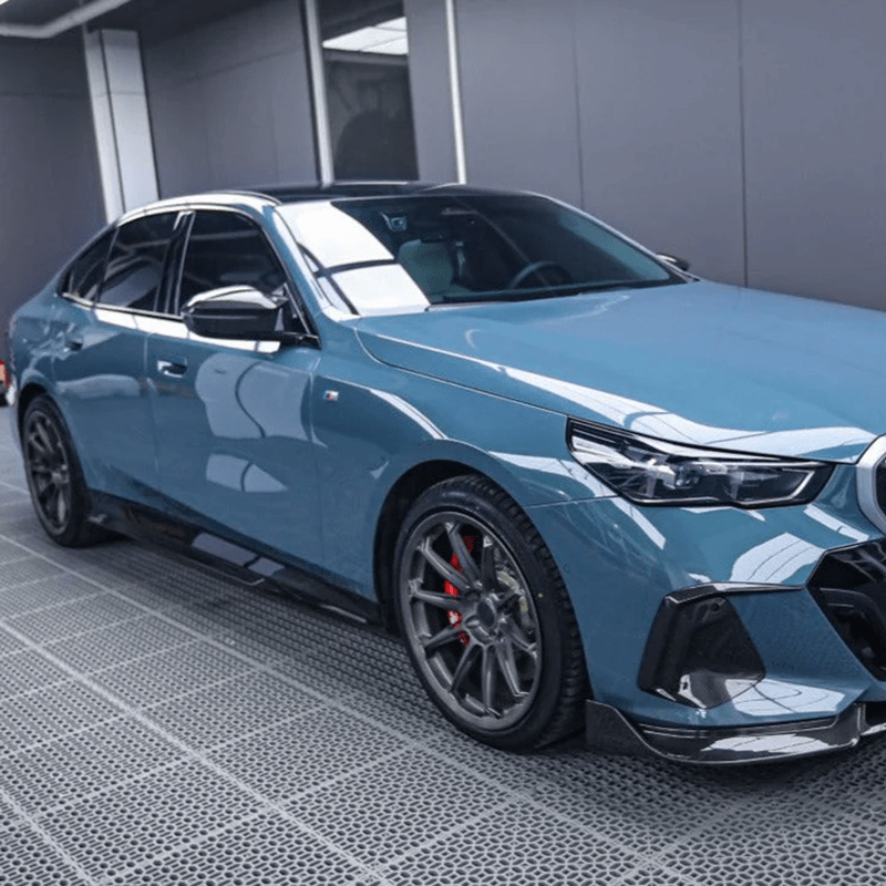 BMW 5 Series (G60/G61) M Performance Style Carbon Fibre Side Skirt Extensions - Twenty Two Tuning Side Skirts