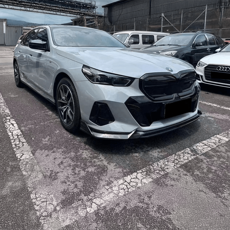BMW 5 Series (G60) TAKD Style Carbon Fibre Front Lip Spoiler - Twenty Two Tuning Front Lip