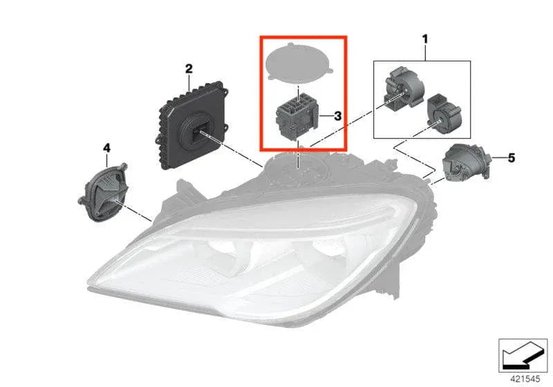 BMW 6 Series (F06/F12/F13) CSL Yellow DRL Headlight Module Replacements (LED Headlight) - EXL Design DRLs