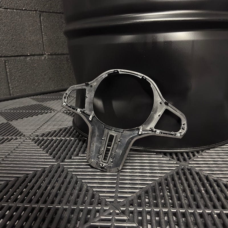 BMW 7 Series (G11/G12) M Performance Style Carbon Fibre Steering Wheel Trim Replacement - Twenty Two Tuning Interior Parts & Accessories