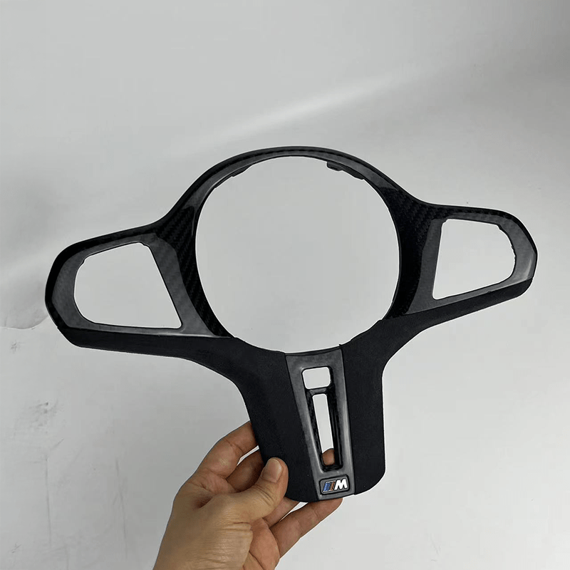 BMW 7 Series (G11/G12) M Performance Style Carbon Fibre Steering Wheel Trim Replacement - Twenty Two Tuning Interior Parts & Accessories