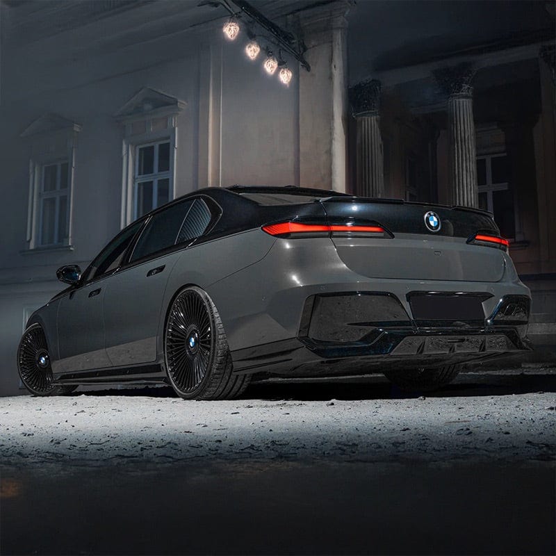 BMW 7 Series (G70) Renegade Design Style Gloss Black Full Body Kit - Twenty Two Tuning Full Styling Kit