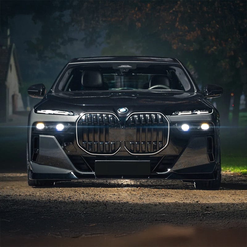 BMW 7 Series (G70) Renegade Design Style Gloss Black Full Body Kit - Twenty Two Tuning Full Styling Kit