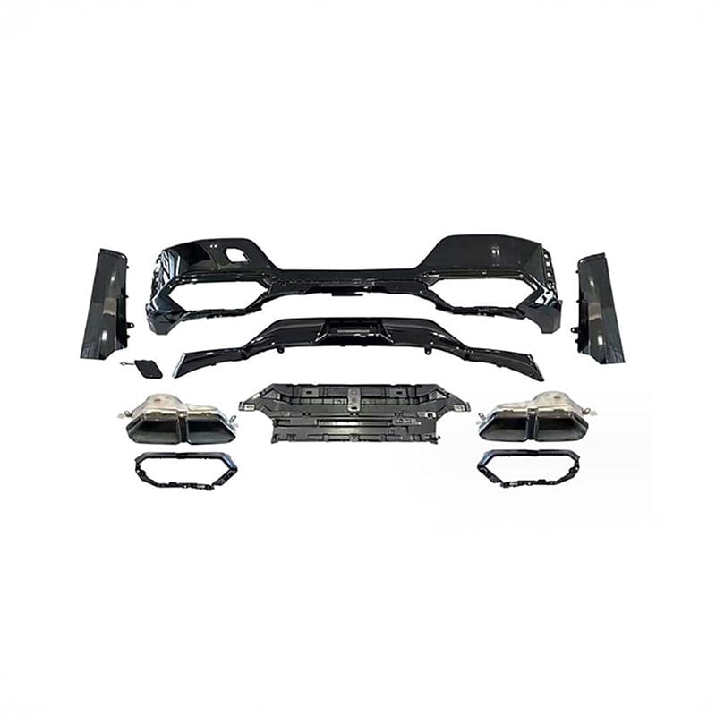 BMW 7 Series (G70) Renegade Design Style Gloss Black Full Body Kit - Twenty Two Tuning Full Styling Kit