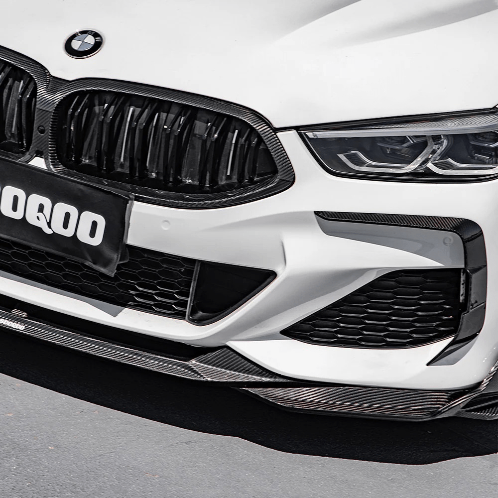 BMW 8 Series (G14/G15/G16) SOOQOO Carbon Fibre Front Lip Spoiler - SOOQOO Front Lip