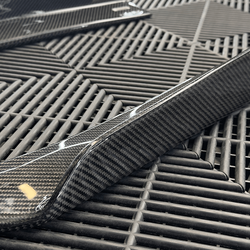 BMW/AUDI Universal Carbon Fibre Rear Bumper Canards - Twenty Two Tuning Rear Canards