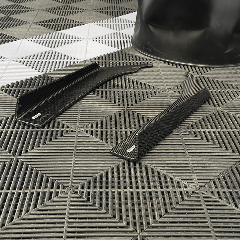 BMW/AUDI Universal Carbon Fibre Rear Bumper Canards - Twenty Two Tuning Rear Canards