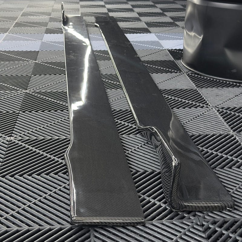 BMW/AUDI Universal Carbon Fibre Side Skirts - Twenty Two Tuning Side Skirts