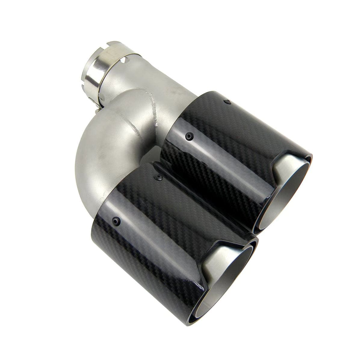 BMW Dual M Performance Style H Shape Carbon Fibre Exhaust Tips - Twenty Two Tuning Exhaust Tips