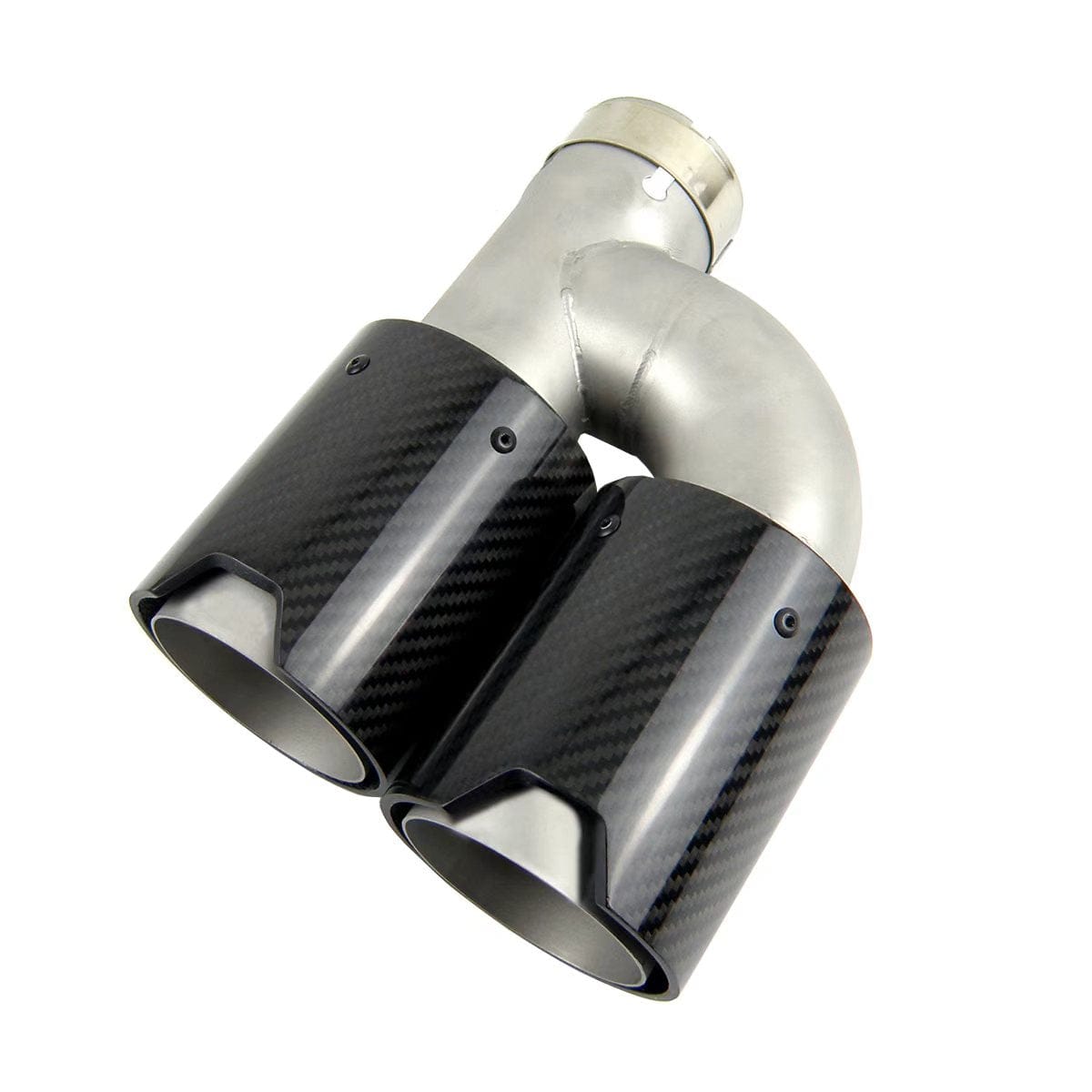 BMW Dual M Performance Style H Shape Carbon Fibre Exhaust Tips - Twenty Two Tuning Exhaust Tips