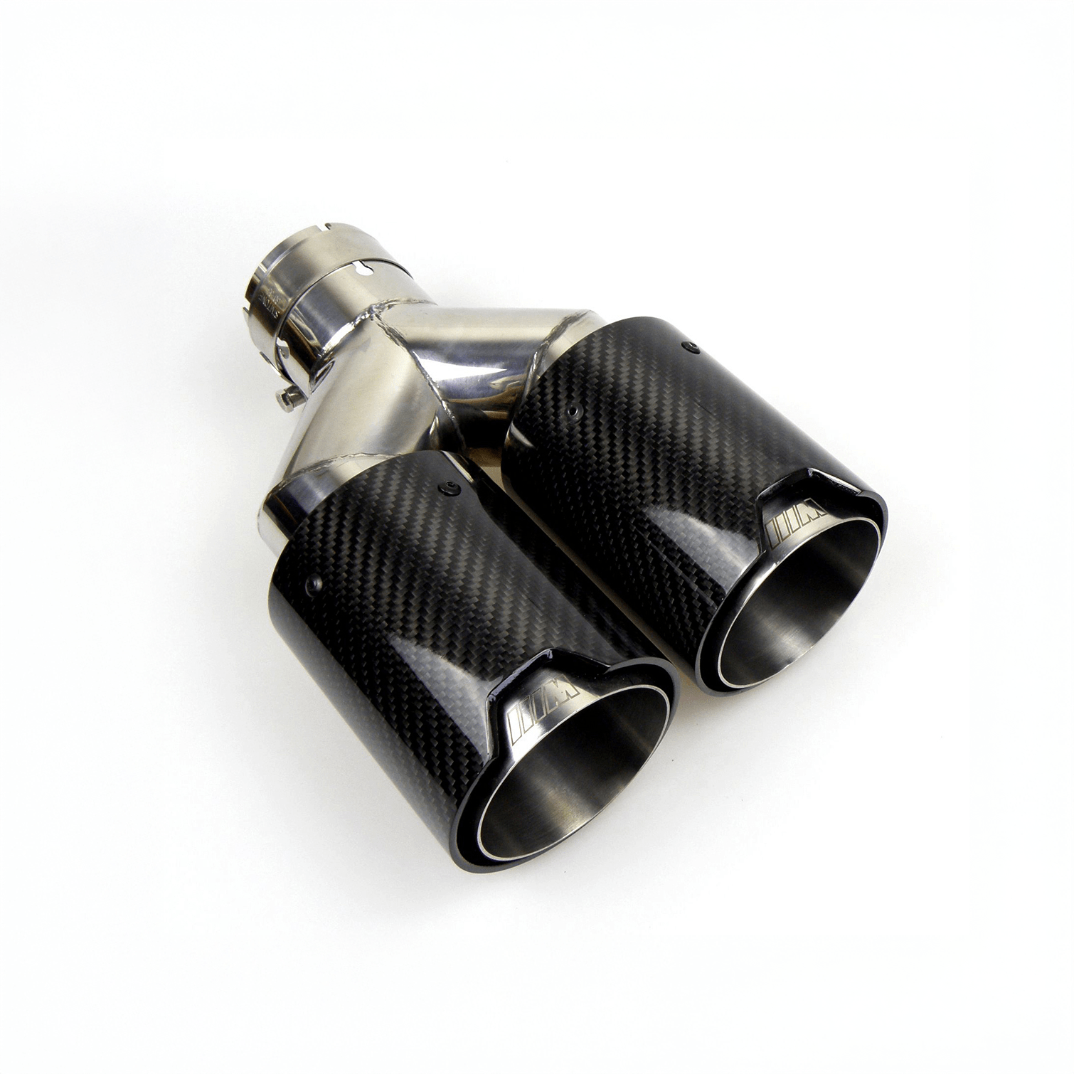 BMW Dual M Performance Style OEM Carbon Fibre Exhaust Tips - Twenty Two Tuning Exhaust Tips