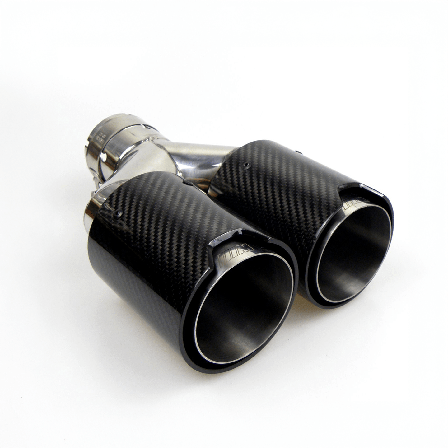 BMW Dual M Performance Style OEM Carbon Fibre Exhaust Tips - Twenty Two Tuning Exhaust Tips
