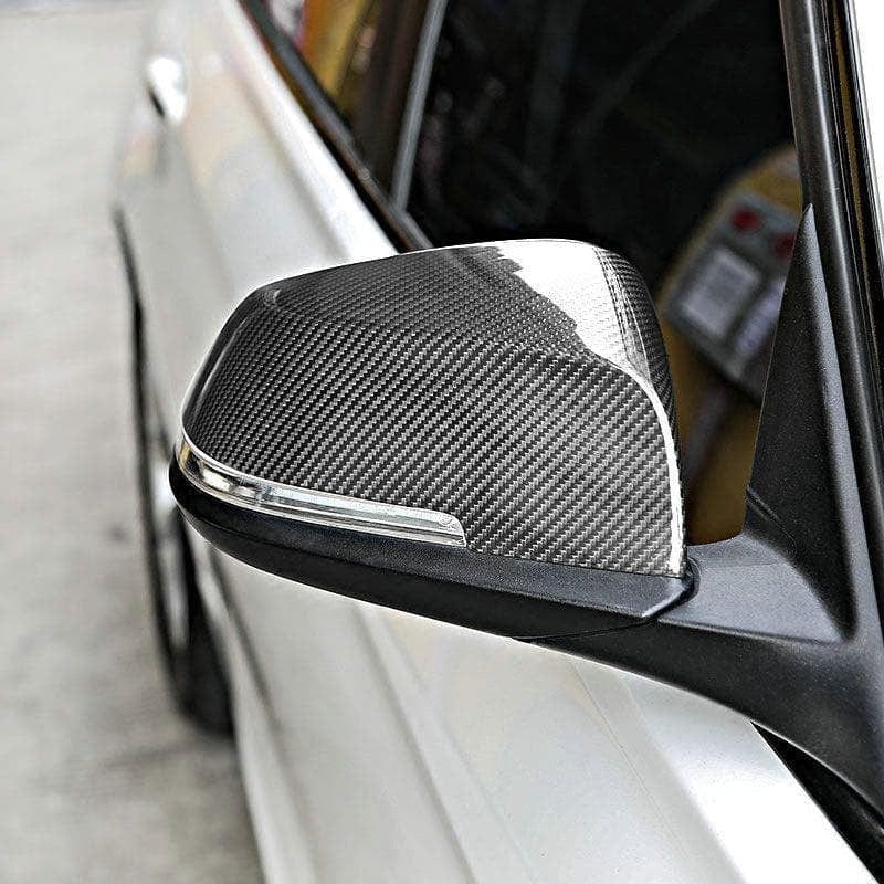 BMW F20 F30 F32 F87 M2 1 2 3 4シリーズ用カーボンファイバーミラーカバー