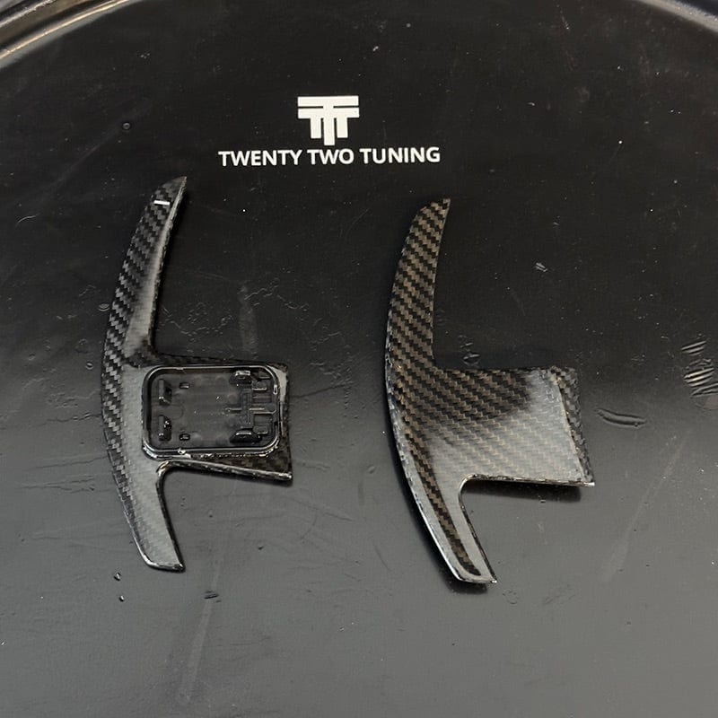 BMW G Series Replacement Carbon Fibre Paddle Shifters - Twenty Two Tuning Interior Parts & Accessories