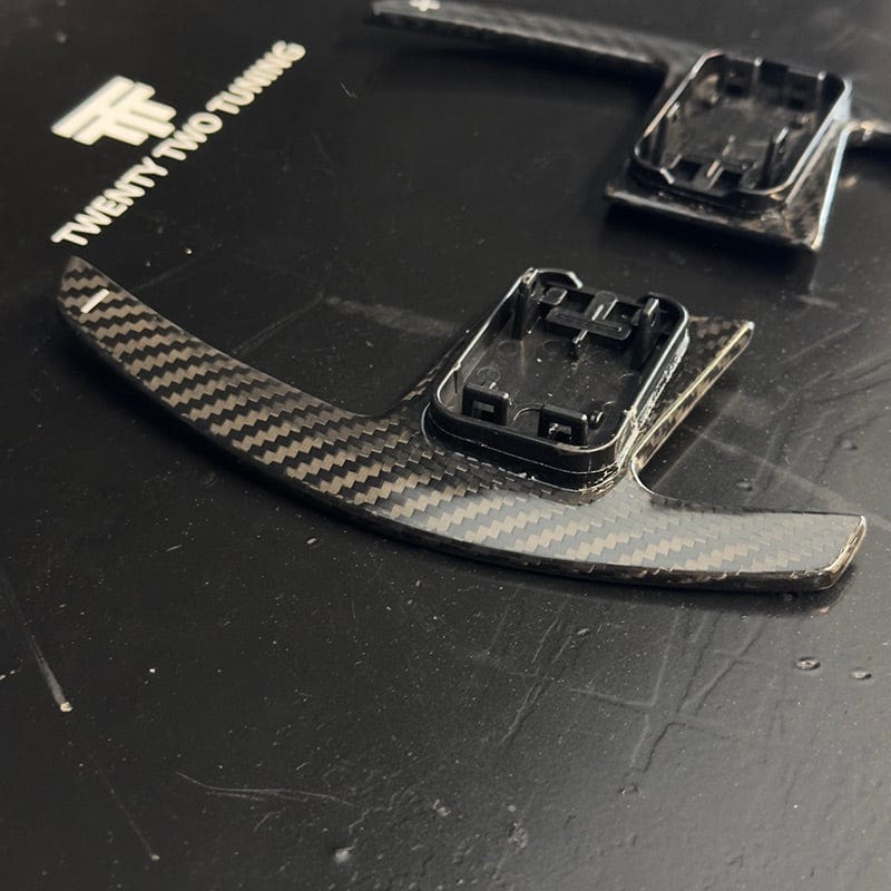 BMW G Series Replacement Carbon Fibre Paddle Shifters - Twenty Two Tuning Interior Parts & Accessories