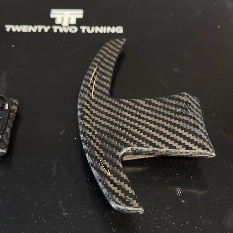 BMW G Series Replacement Carbon Fibre Paddle Shifters - Twenty Two Tuning Interior Parts & Accessories