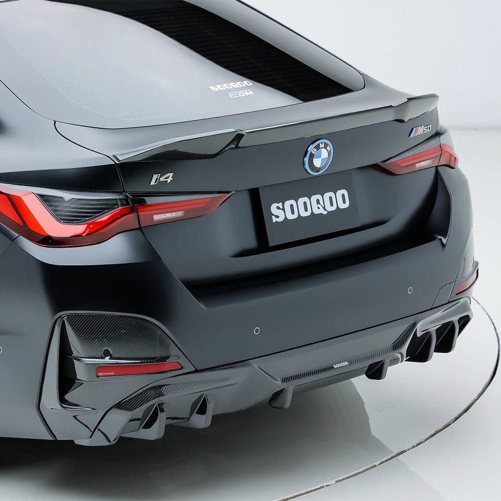 4 Series G22 Rear Arch Trims Carbon Fiber | Sooqoo Carbon 【BMW 4 Series G22 G23専用】SOOQOO スークー SQ スタイル リアディフューザー プリプレグ・ドライカーボン T-211