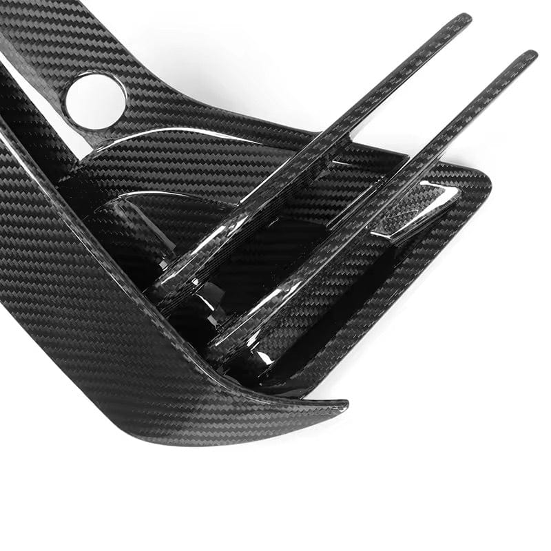 BMW IX3 (G08) SOOQOO Carbon Fibre Front Canards - SOOQOO Front Canards/Bumper Inserts