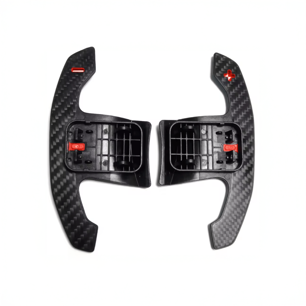 BMW M Performance Style Carbon Fiber Replacement Paddle Shifter Kit - Twenty Two Tuning Interior Parts & Accessories