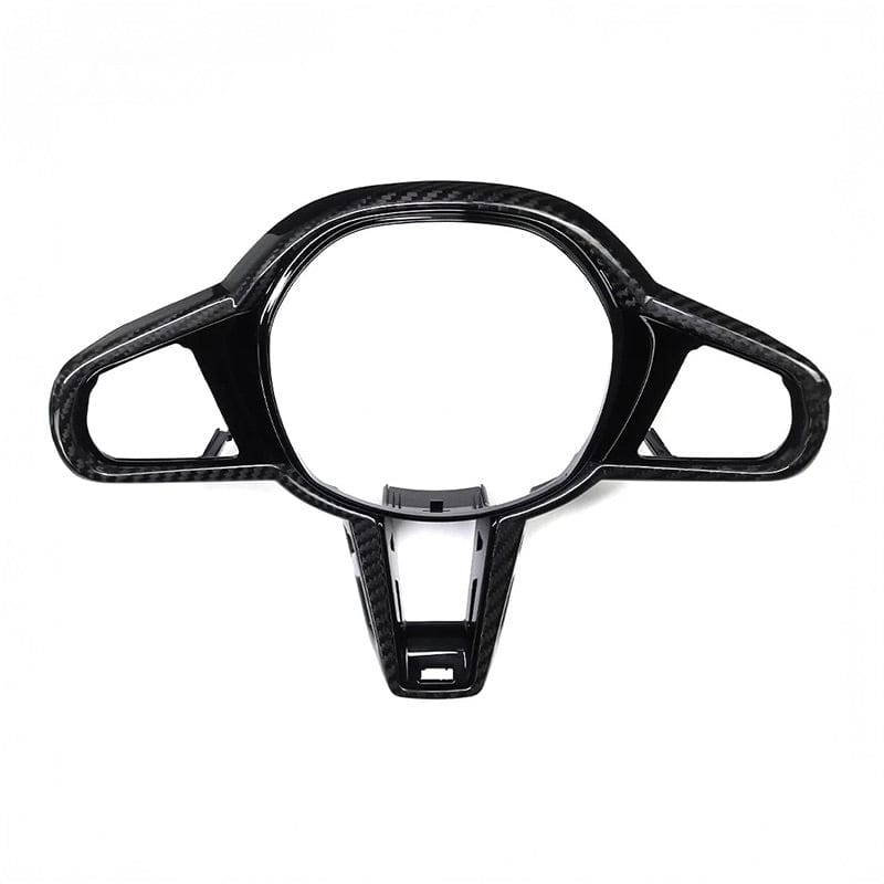 BMW M Performance Style LCI Carbon Steering Wheel Trim Replacement (M Models) - Twenty Two Tuning Interior Parts & Accessories