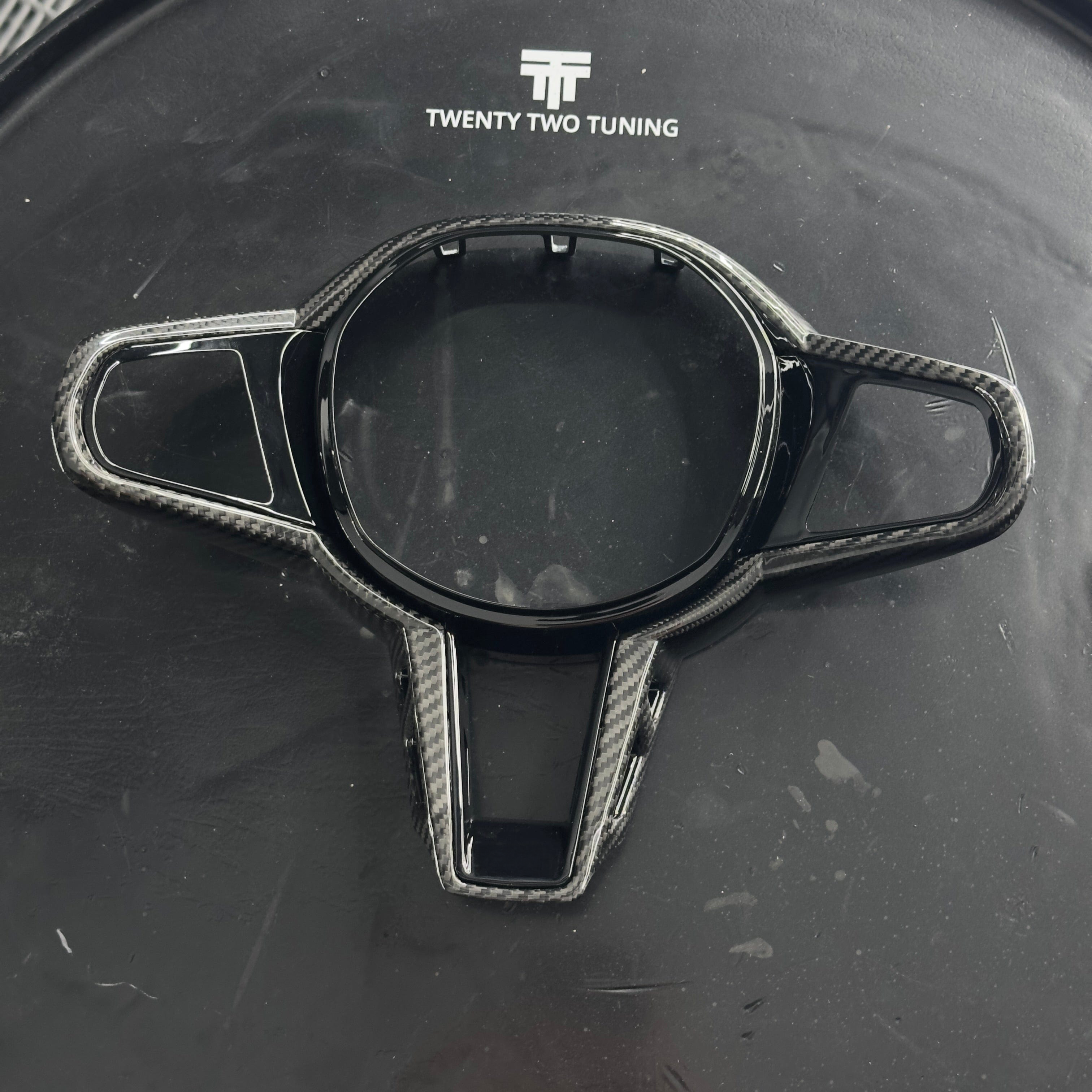 GXX V1 Carbon Steering Wheel Trim Replacement - Compatible with BMW GXX Series