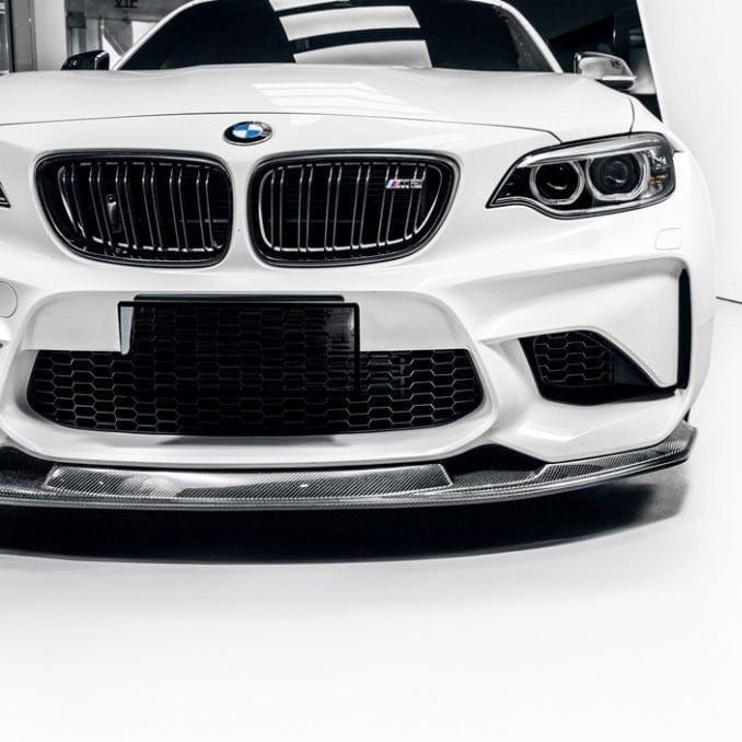 BMW M2 (F87) MTC Style Carbon Fibre Front Lip Spoiler - Twenty Two Tuning Front Lip