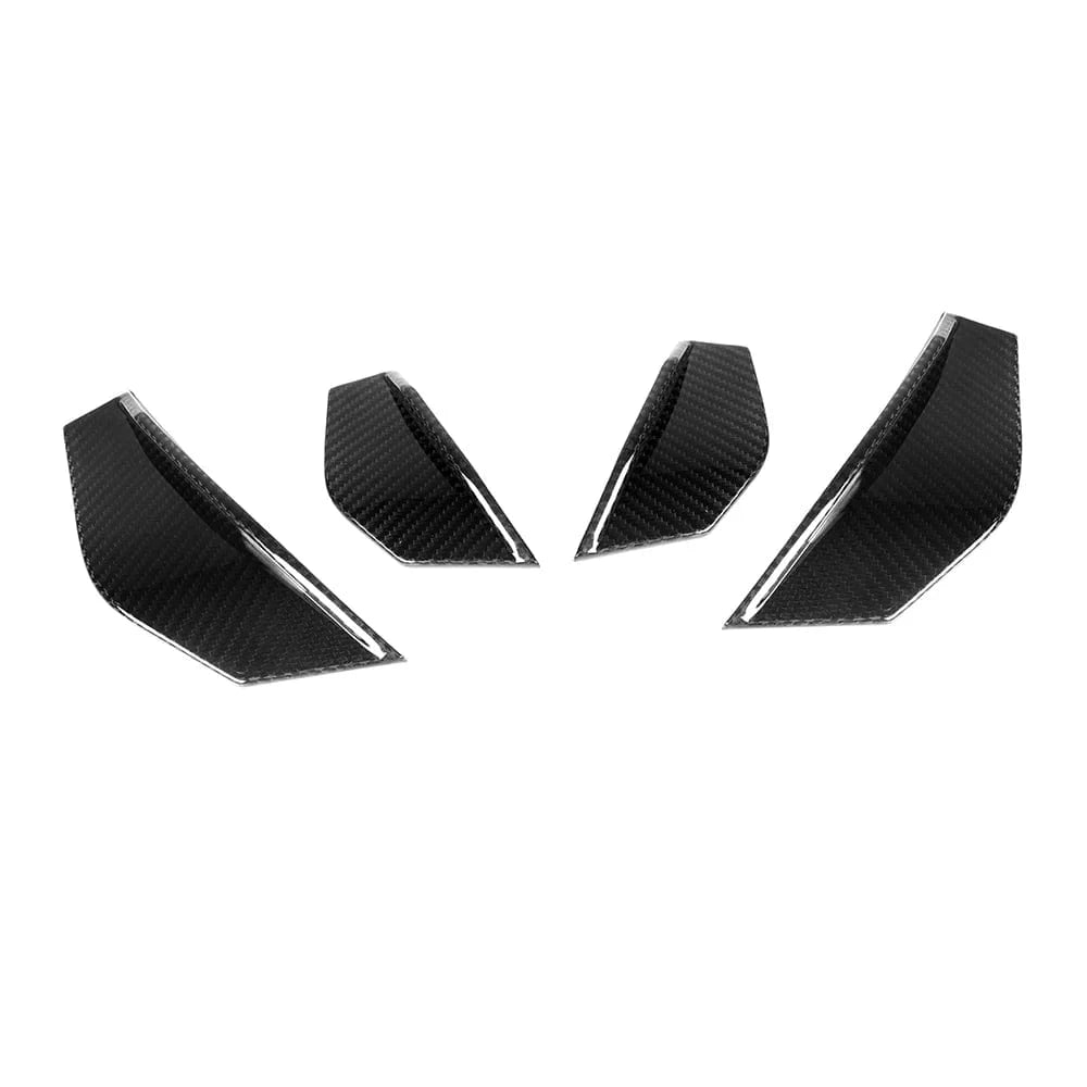BMW M2 (F87) SOOQOO Carbon Fiber Front Bumper Side Canards - SOOQOO Official Front Canards/Bumper Inserts