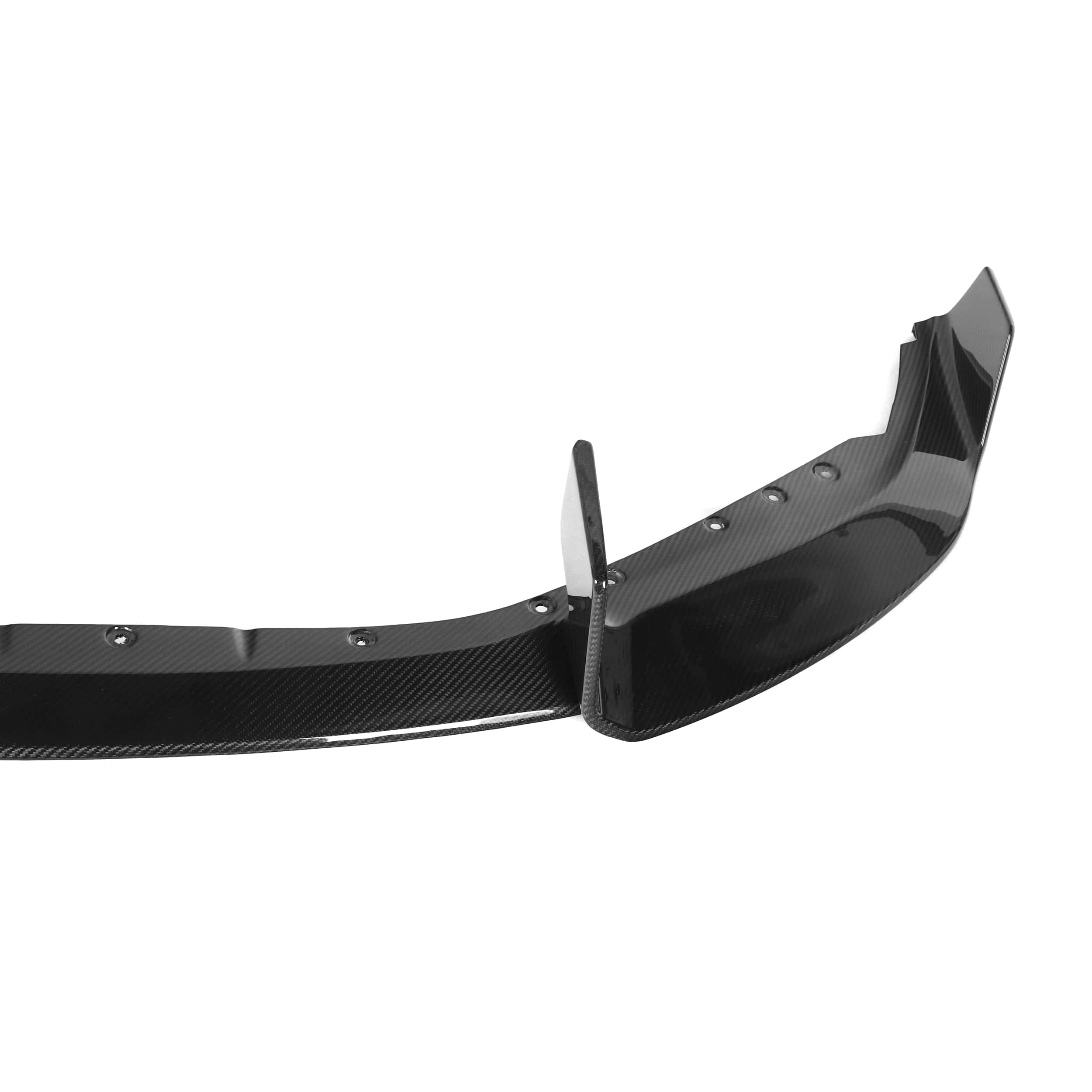 BMW M2 (G87) Adro Style Carbon Fiber Front Lip Spoiler (Stock Bumper) - Twenty Two Tuning Front Lip