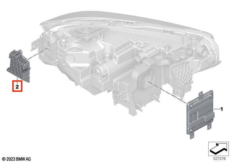 BMW M2 (G87) CSL Yellow DRL Headlight Module Replacements - EXL Design DRLs