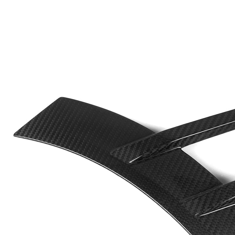 BMW M2 (G87) M Performance Style Carbon Fibre Rear Bumper Canards - Twenty Two Tuning Rear Canards
