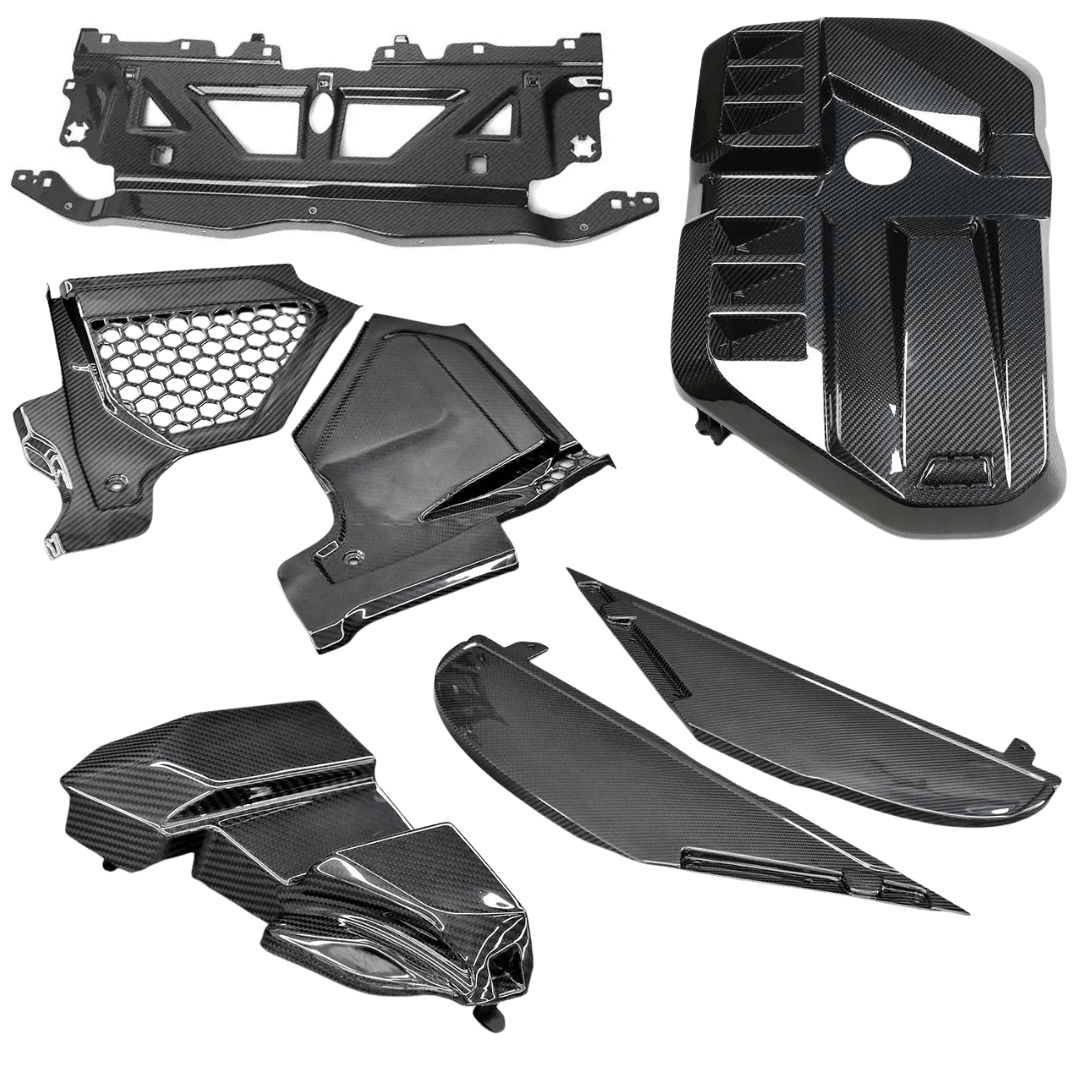 BMW M2 (G87) OEM+ Carbon Fibre Engine Bay Kit - Twenty Two Tuning Engine Bay