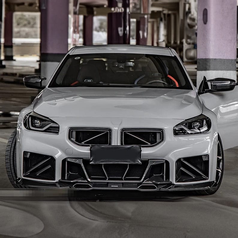 BMW M2 (G87) SOOQOO Carbon Fibre Front Bumper Centre Trim - SOOQOO Front Grille