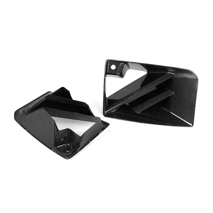 BMW M2 (G87) SOOQOO Carbon Fibre Front Vent Trims - SOOQOO Front Canards/Bumper Inserts