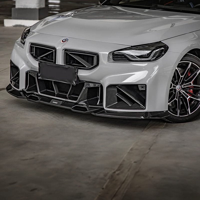 BMW M2 (G87) SOOQOO Gen 2. Carbon Fibre Front Lip Spoiler - SOOQOO Front Lip