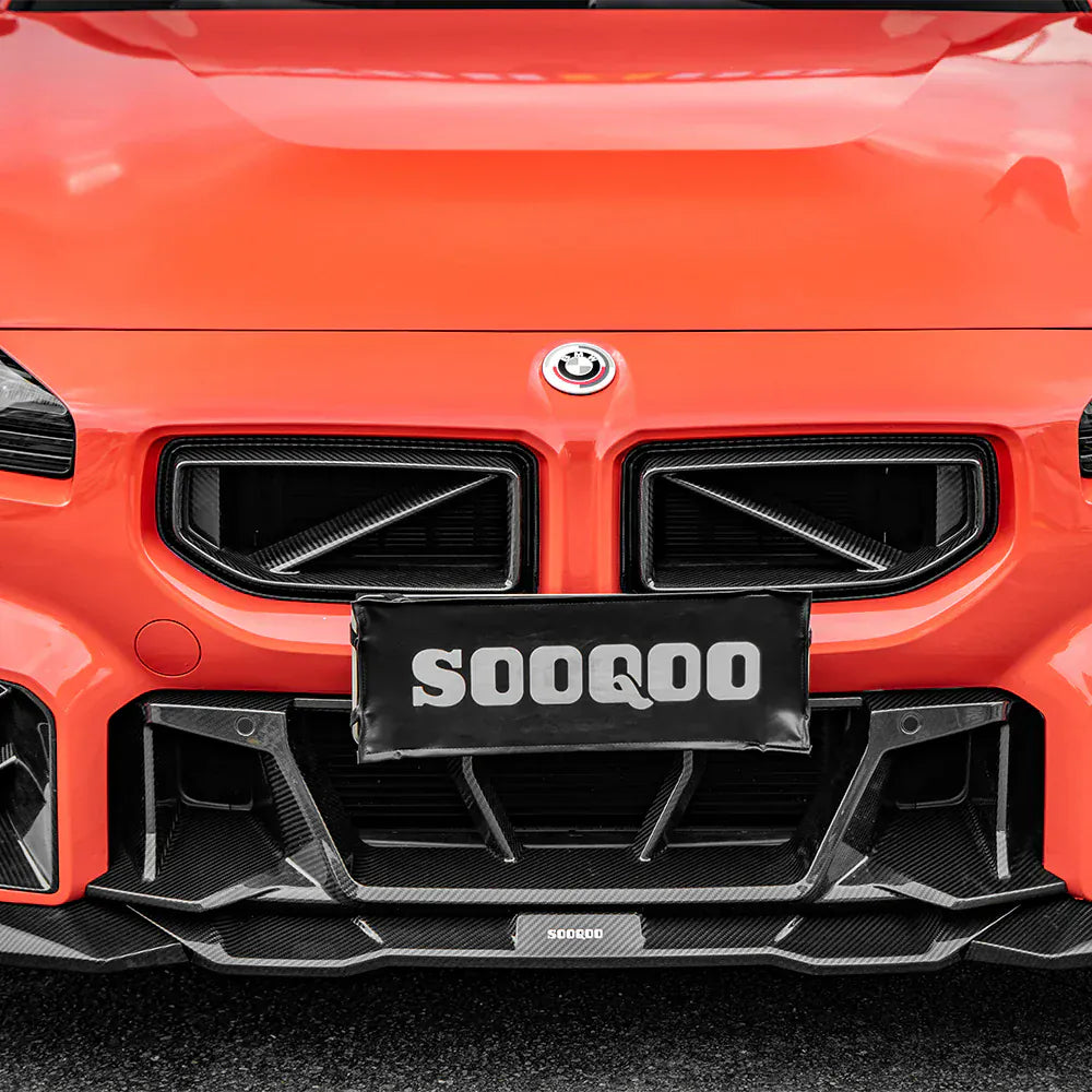 BMW M2 (G87) SOOQOO Type-B Carbon Fibre Front Lip Spoiler - SOOQOO Official Front Lip