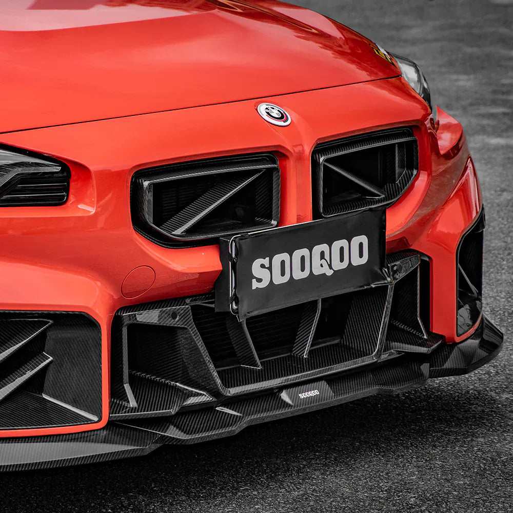 BMW M2 (G87) SOOQOO Type-B Carbon Fibre Front Lip Spoiler - SOOQOO Official Front Lip