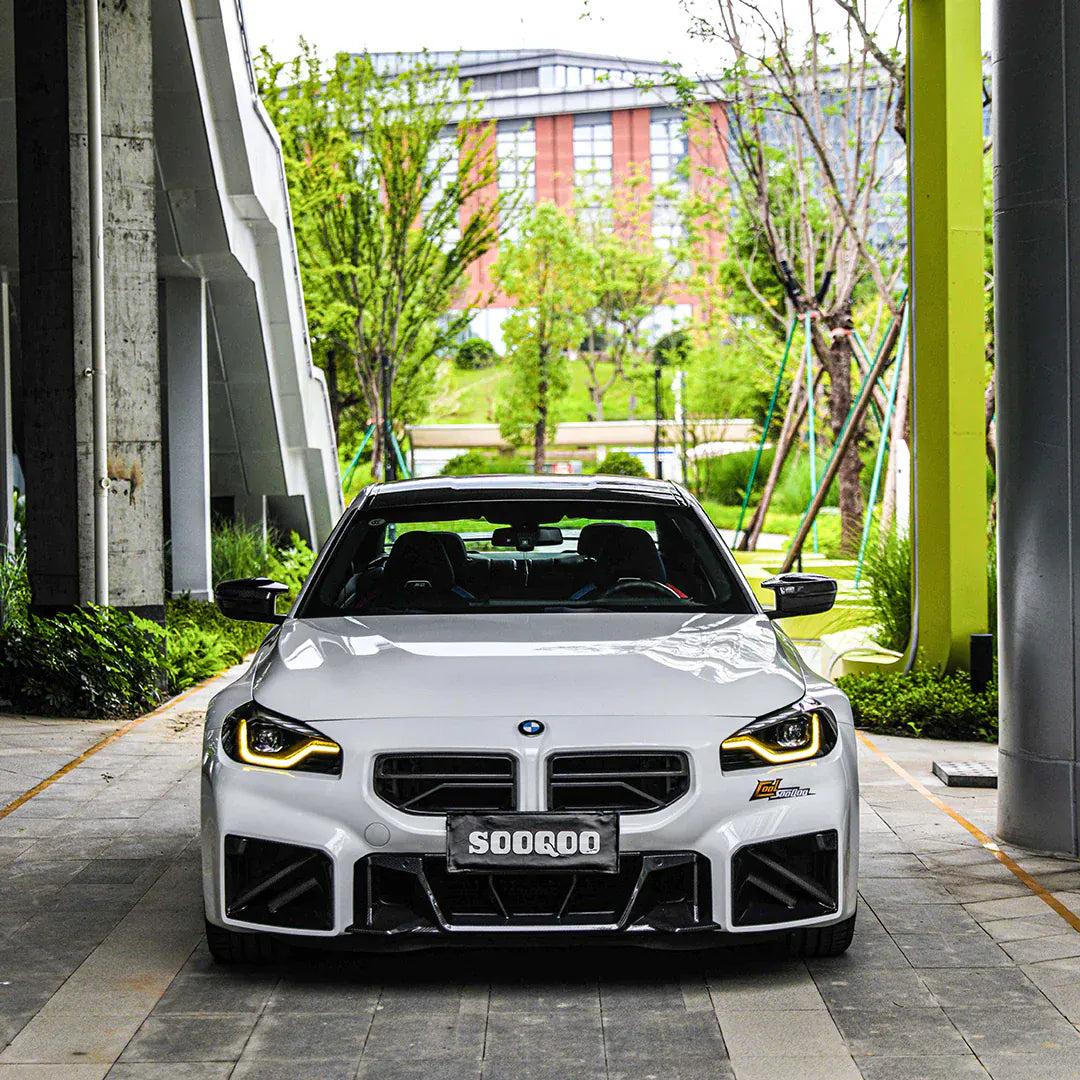 BMW M2 (G87) SOOQOO Type-B Carbon Fibre Grille Trims - SOOQOO Official Front Grille